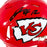 Jared Wiley Signed Kansas City Chiefs Speed Mini Football Helmet (Beckett)