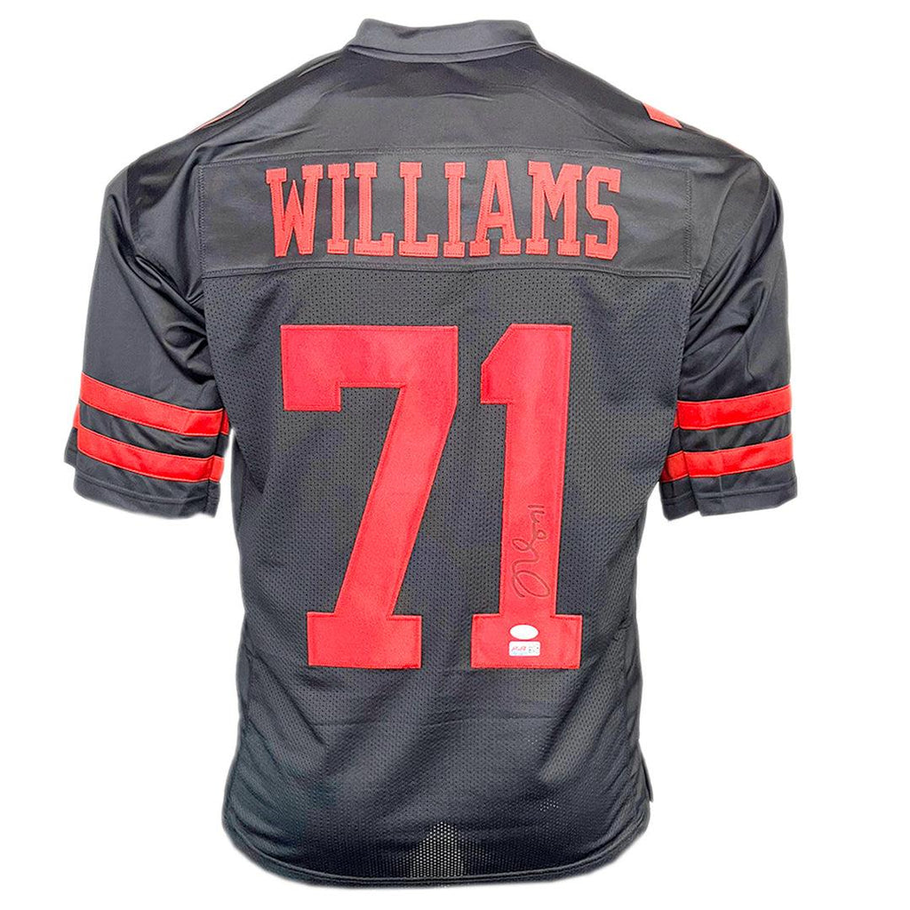 San Francisco 49ers Trent Williams Pro Style Black Jersey BAS Authenticated  - Tennzone Sports Memorabilia