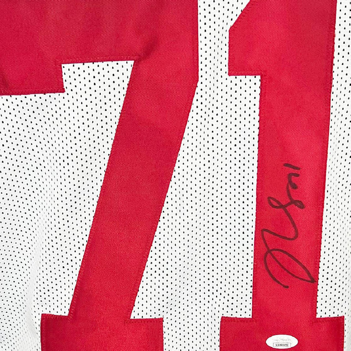 Trent Williams Signed San Francisco White Football Jersey (JSA) — RSA