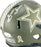 Sam Williams Signed Dallas Cowboys Salute to Service Speed Mini Football Helmet (JSA)