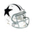 Sam Williams Signed Dallas Cowboys Throwback 1960-63 Speed Mini Football Helmet (JSA) - RSA