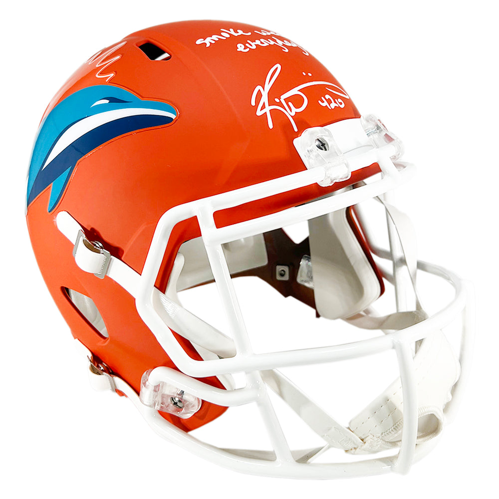 Ricky Williams Signed Miami Dolphins Official NFL Team Logo Football store (JSA)