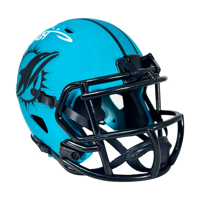 Ricky Williams Signed Miami Dolphins Rave Mini Football Helmet (JSA)