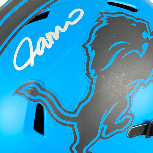 Jameson Williams Signed Detroit Lions Rave Full-Size Replica Football Helmet (JSA)