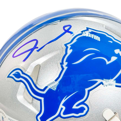 Jameson Williams Signed Detroit Lions Speed Mini Football Helmet (Beckett)