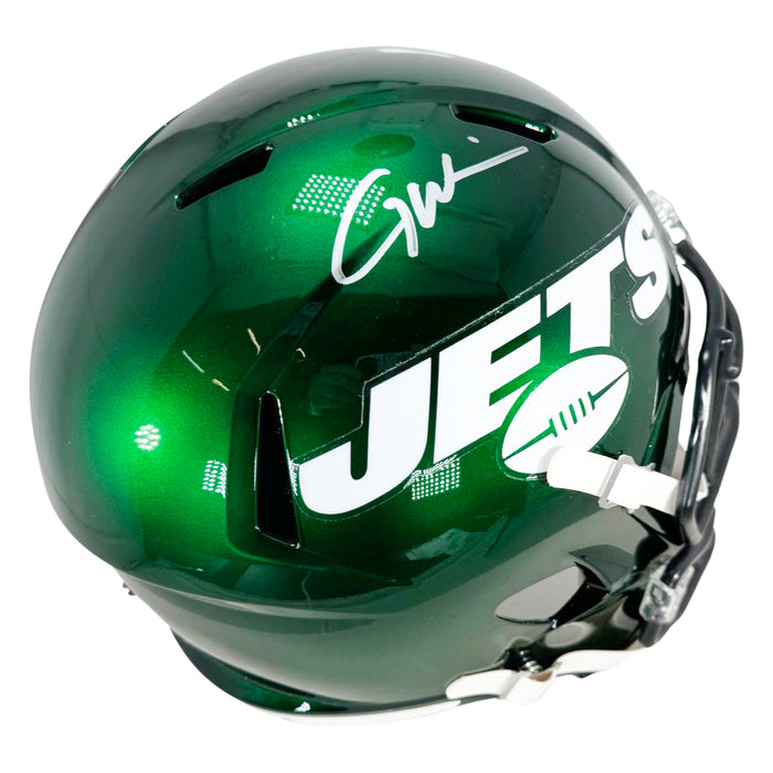Garrett Wilson Signed New York Jets Speed Full-Size Replica Football Helmet (Fanatics)