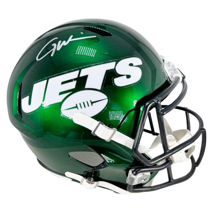 Garrett Wilson Signed New York Jets Speed Full-Size Replica Football Helmet (Fanatics)