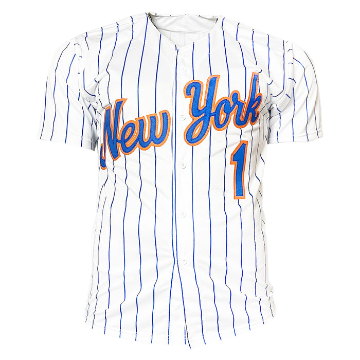 Mookie Wilson Signed New York Pinstripe Baseball Jersey (JSA)