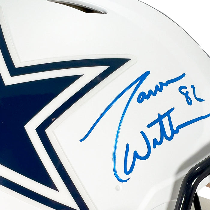 Jason Witten Signed Dallas Cowboys Authentic Flat White Speed Full-Size Football Helmet (Beckett)