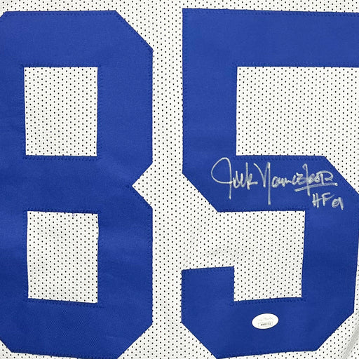 JACK YOUNGBLOOD SIGNED AUTOGRAPHED RAMS JERSEY HOF 01 Inscription