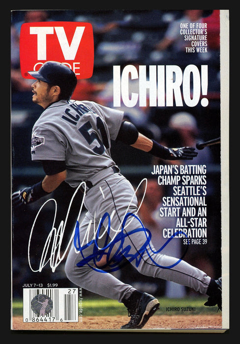 Ichiro autographed Seattle Mariners jersey