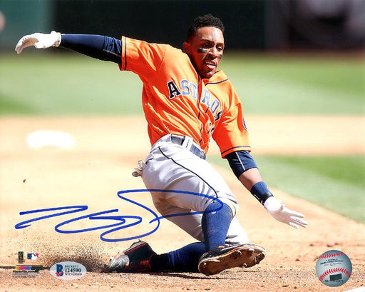 Tony Kemp Autographed Houston Astros 8x10 Photo Beckett BAS Stock #113779 - RSA