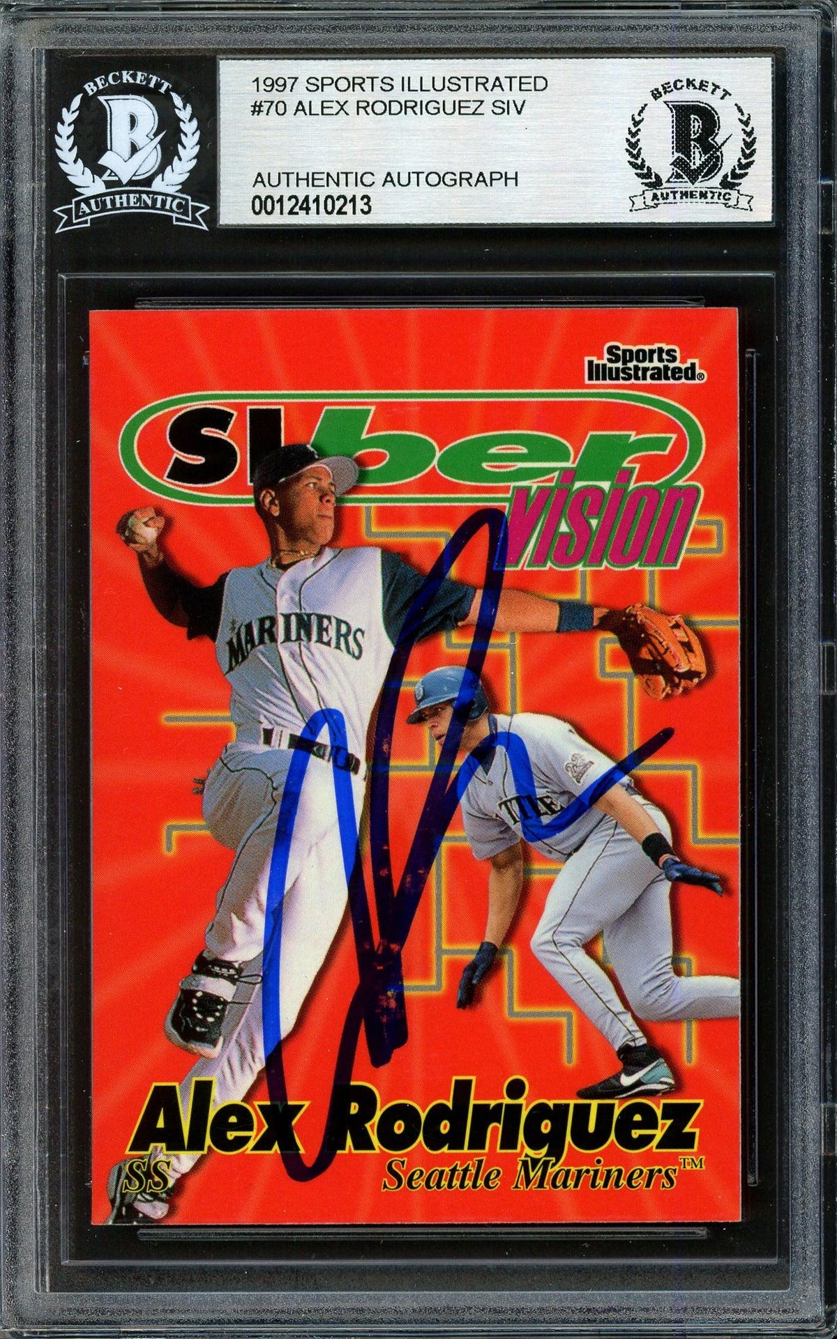 Seattle Mariners Alex Rodriguez Sports Illustrated Cover Framed