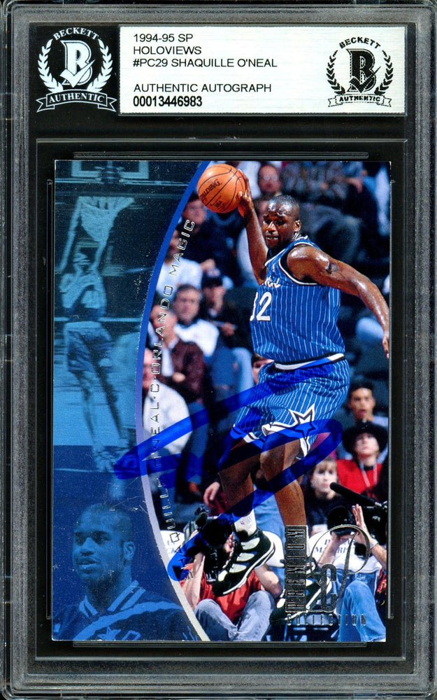 Shaq Framed Signed Jersey Orlando Magic Beckett Autographed Shaquille