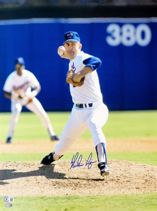 Jerry Grote & Nolan Ryan Signed 11x14 Photo Inscribed 69 WS Champs (AI — RSA