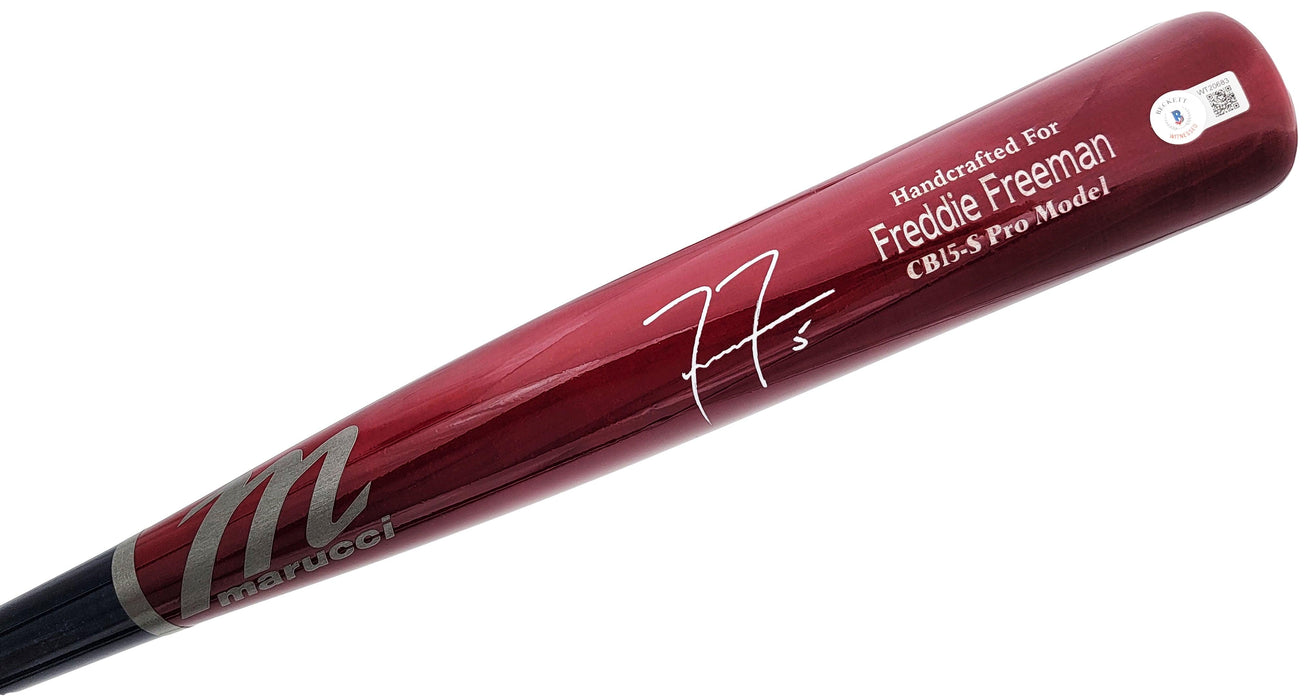 Freddie Freeman Atlanta Braves Autographed Marucci Game Model Bat