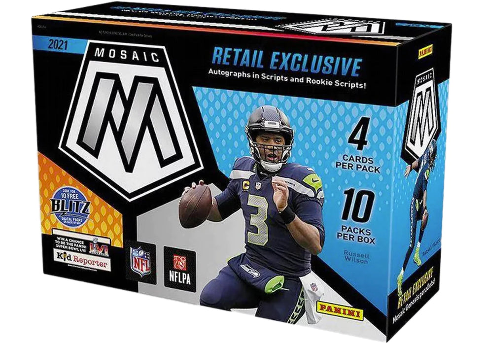 2021 Panini Mosaic Football Factory Sealed Mega Box - RSA