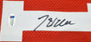 Houston Rockets John Wall Autographed Red Jersey Beckett BAS Stock #189805 - RSA
