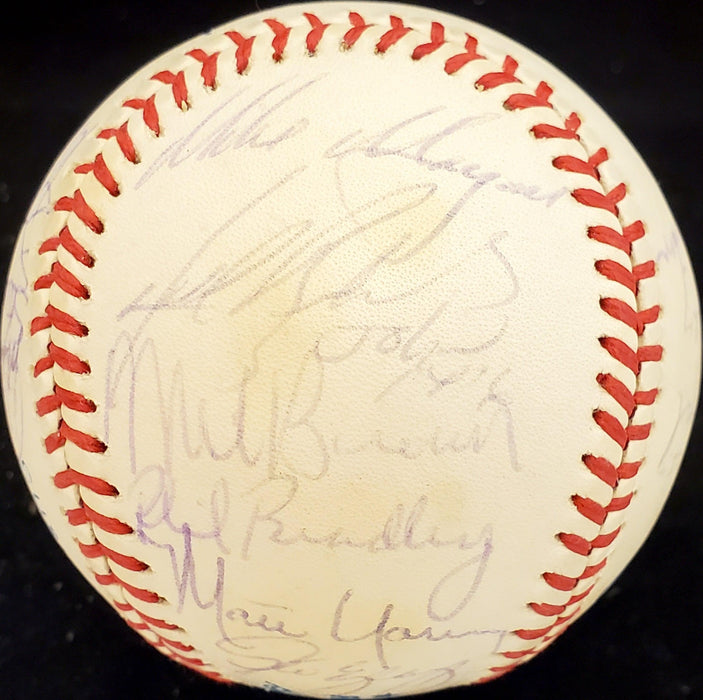 1986 Seattle Mariners Autographed Official AL Baseball With 25 Total Signatures Including Dick Williams SKU #192484 - RSA