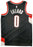 Portland Trail Blazers Damian Lillard Autographed Black Nike Jersey Size M Beckett BAS Stock #195899 - RSA
