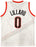 Portland Trail Blazers Damian Lillard Autographed White Jersey Beckett BAS Stock #195902 - RSA
