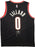 Portland Trail Blazers Damian Lillard Autographed Black Fanatics Jersey Size M Beckett BAS Stock #196412 - RSA