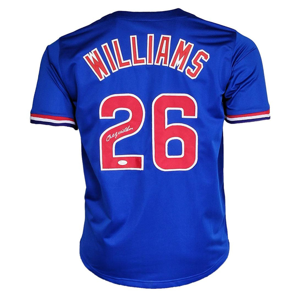 Billy Williams Autographed Chicago Custom Blue Baseball Jersey