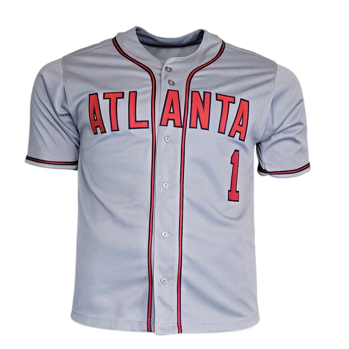 Ozzie Albies Signed Atlanta Grey Baseball Jersey (Beckett)