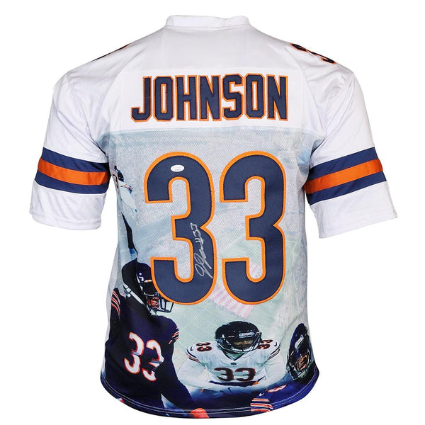 Jaylon Johnson Signed Chicago White Football Jersey JSA 