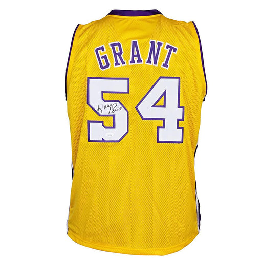 Horace Grant Signed Los Angeles Yellow Basketball Jersey (JSA) - RSA