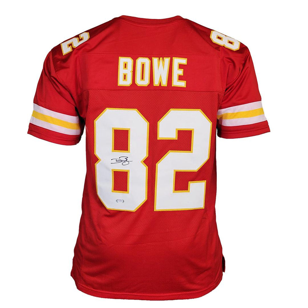 Dwayne Bowe Signed Kansas City Pro Red Football Jersey (PSA) — RSA