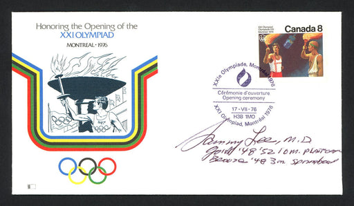 Sammy Lee Autographed First Day Cover Olympic Diver SKU #159596 - RSA