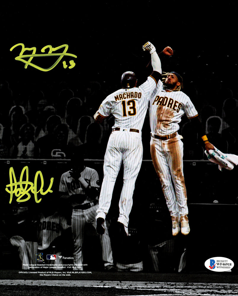Fernando Tatis Jr. & Manny Machado Autographed 8x10 Photo San Diego Pa — RSA