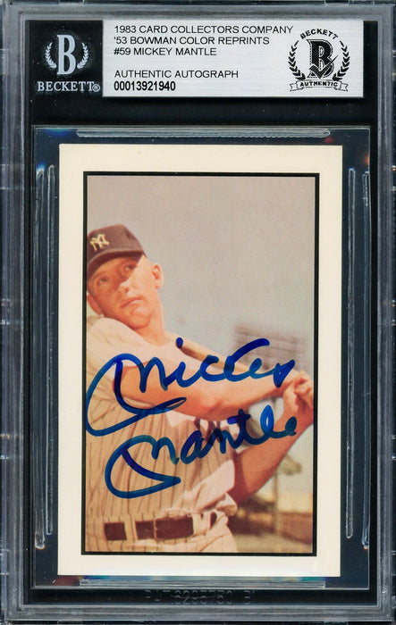 Mickey Mantle Hand Signed Authentic Autographed Memorabilia