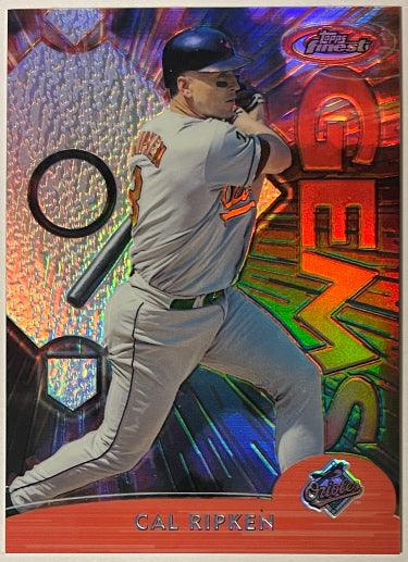 Cal Ripken, Jr. 2000 Topps Finest Gems Refractor Baseball Card #142  (Baltimore Orioles)