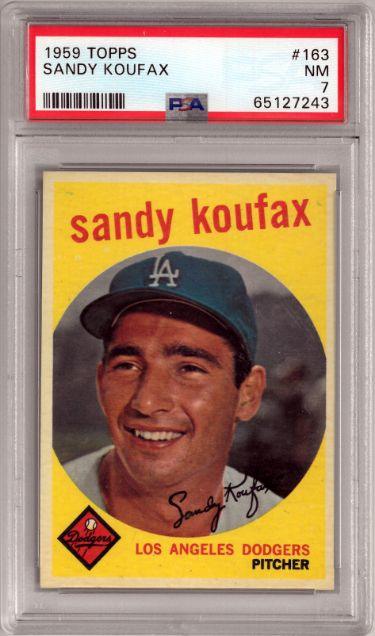 Sandy Koufax Signed 1965 Los Angeles Dodgers Vintage Game Model