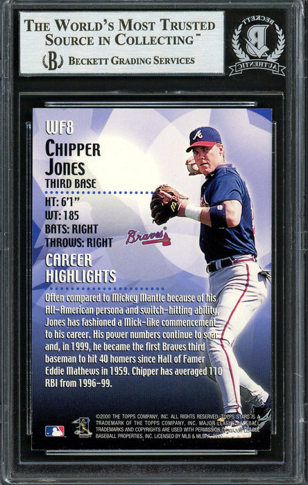  Chipper Jones (Baseball Card) 2000 Topps - [Base