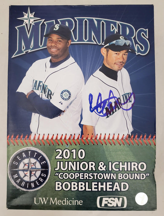 Seattle Mariners Ichiro Suzuki Autographed Framed Light Blue