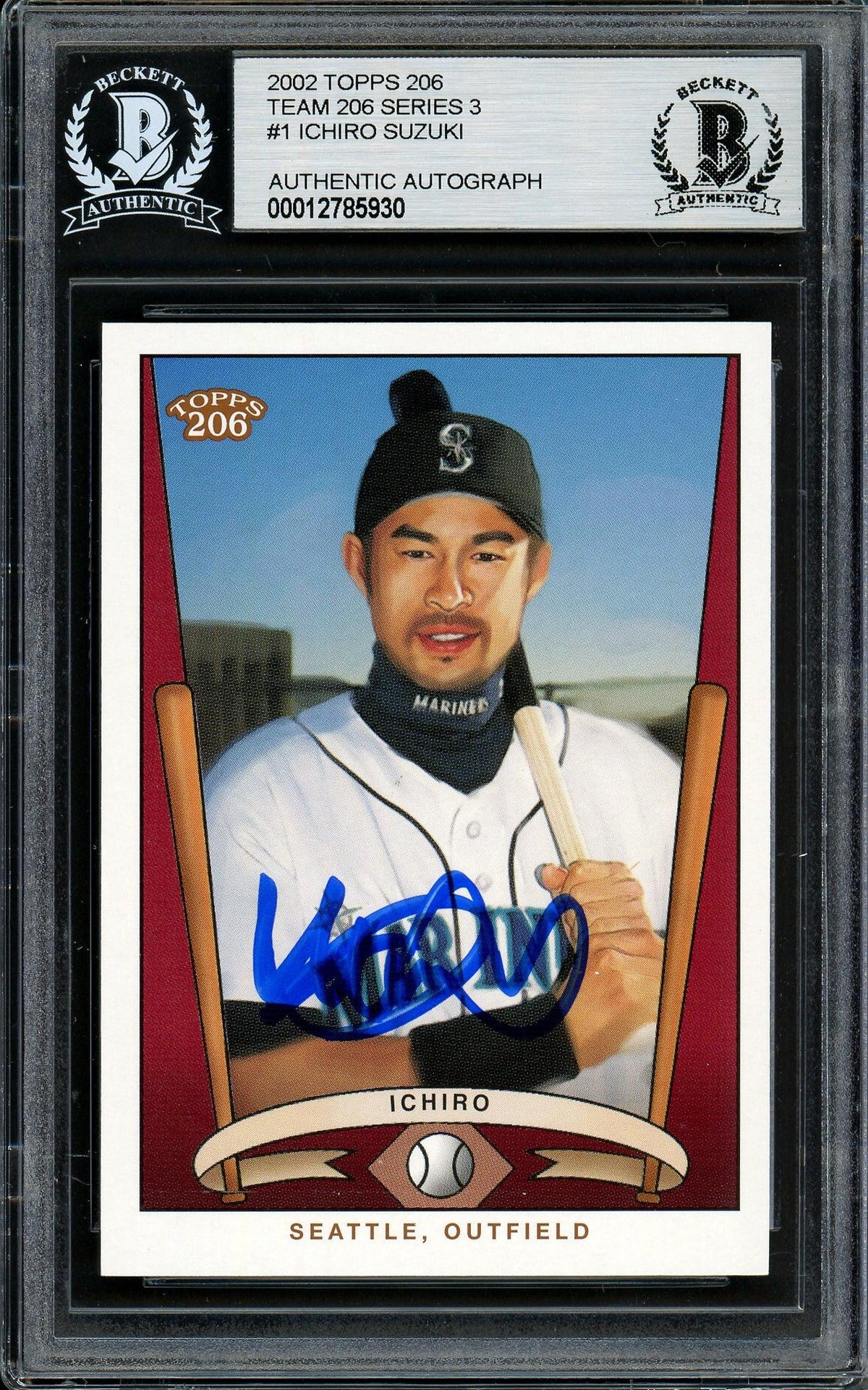 Ichiro Suzuki Authentic Hand Signed Autographed Memorabilia