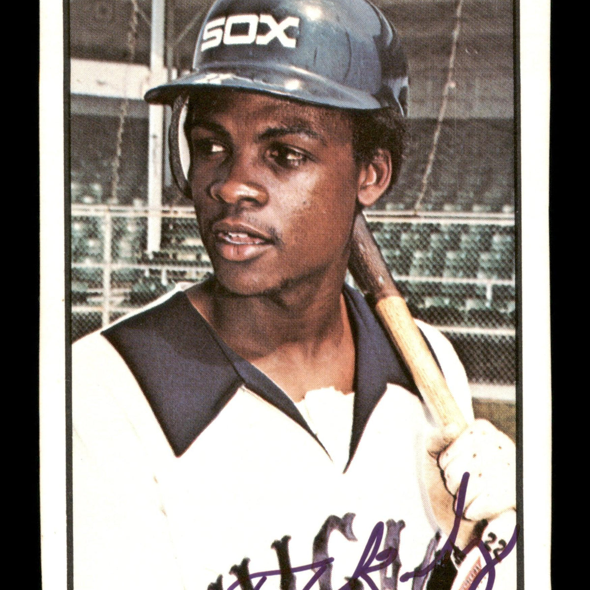 Thad Bosley Autographed 1978 SSPC Card #141 Chicago White Sox SKU
