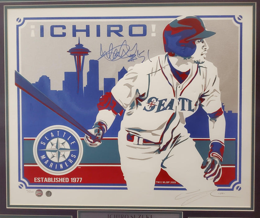 Ichiro Suzuki Autographed Signed 16X20 Photo Seattle Mariners