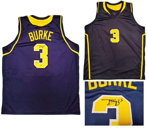 Michigan Wolverines Trey Burke Autographed Blue Jersey PSA/DNA Stock #200888 - RSA