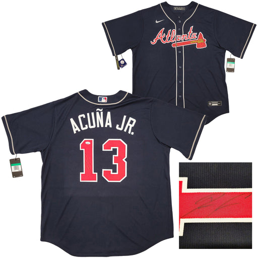 Ronald Acuna Jr. Braves Signed Autographed Full Name Major League Baseball  JSA