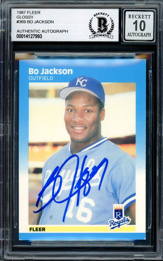 Bo Jackson 1987 Fleer Card
