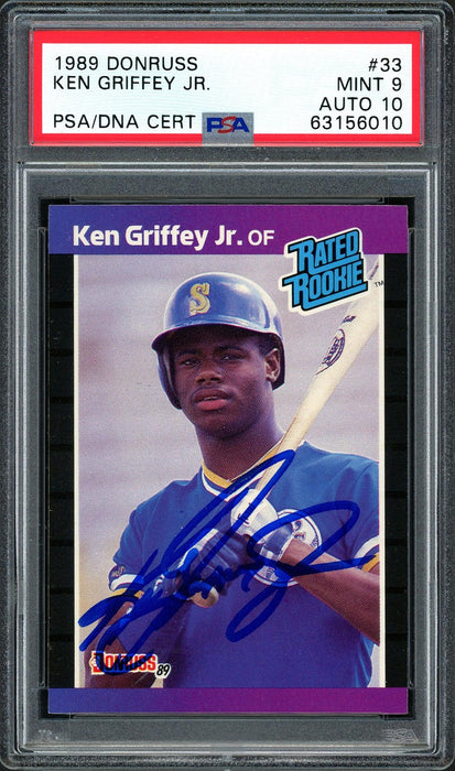  Ken Griffey Jr. Graded PSA 9 MINT (Baseball Card) 1989