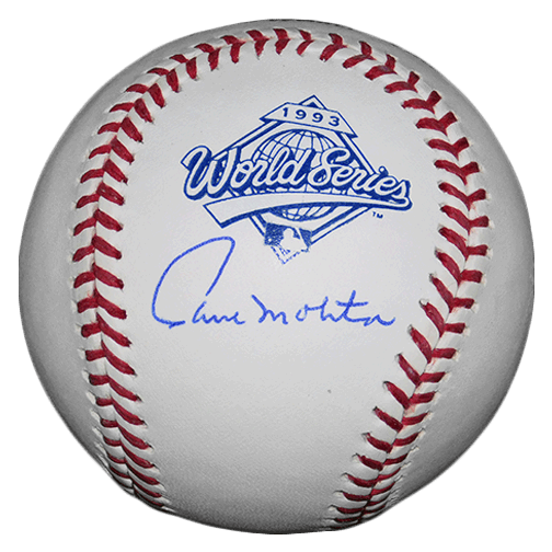 Paul Molitor Autographed Official Major League 1993 World Series Baseball (JSA) - RSA