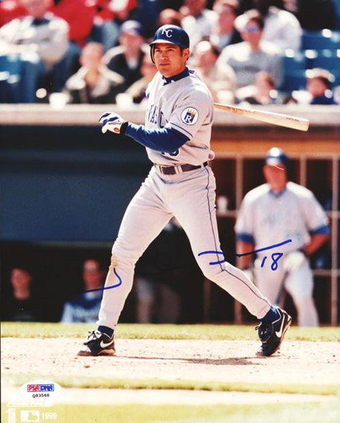 Johnny Damon Autographed 8x10 Photo Kansas City Royals PSA/DNA #Q93556