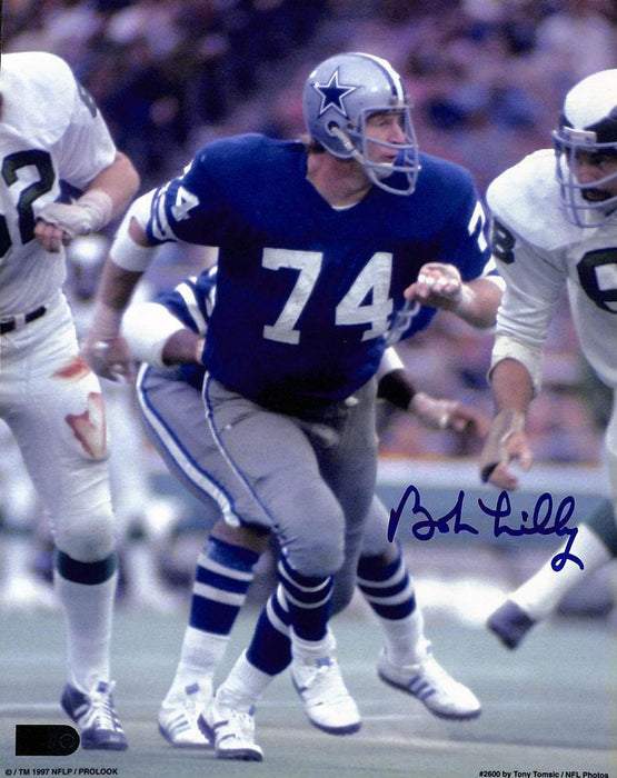 Signed Bob Lilly Picture - 8x10