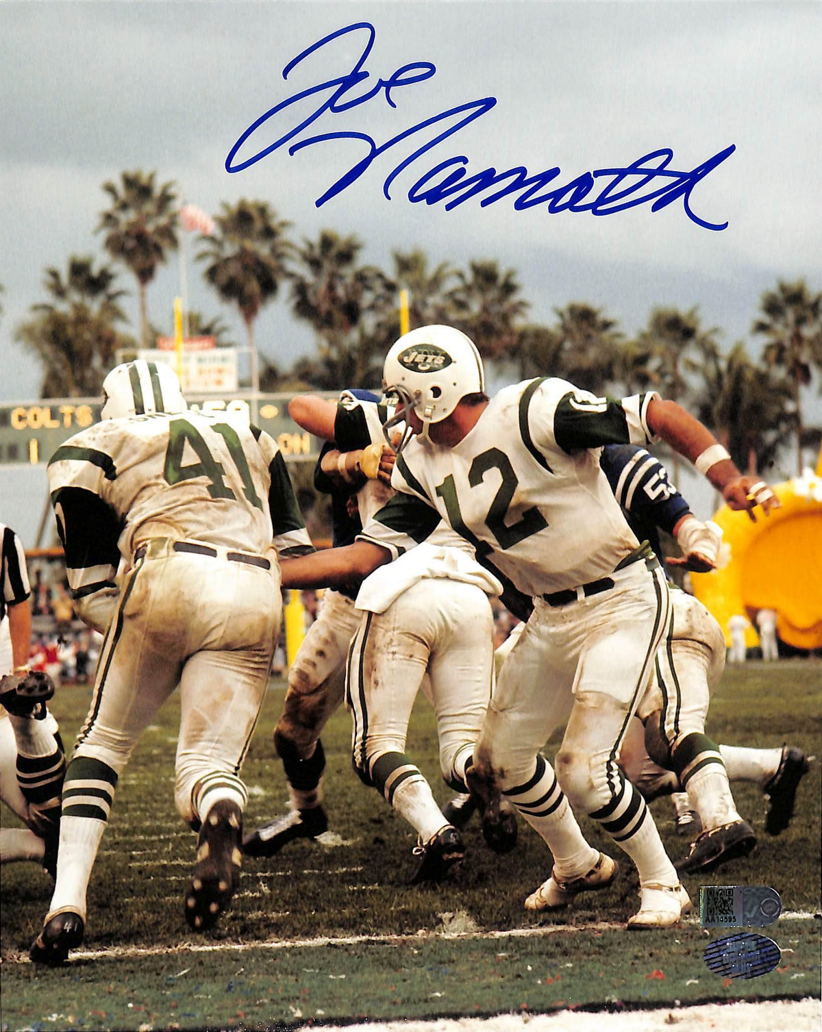 Autographed Joe Namath Jets 8x10 Photo – Super Sports Center