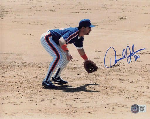 Howard Johnson Signed Mets 8x10 Photo (Beckett)